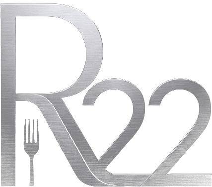 Logo Ricetta 22 con forchetta integrata