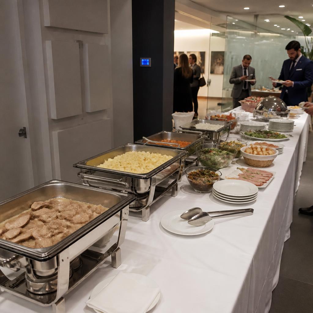 Buffet catering per evento aziendale